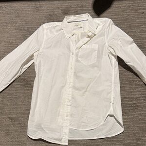 J. Crew Classic White Women’s Button Down Shirt